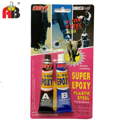 Heat Resistant (-60 to +100°C) Epoxy AB Glue with Touch Dry in 30 Minutes and Full Cure in 24 Hours