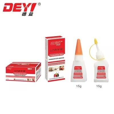 Strong Fast Curing Instant Glue 5-7s Quick Drying Adhesive Cyanoacrylate For Metal Plastic Wood