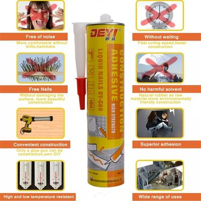 12 maanden houdbaarheid Hoog vermogen Geen nagels meer Instant Grip Glue voor houtbewerking
