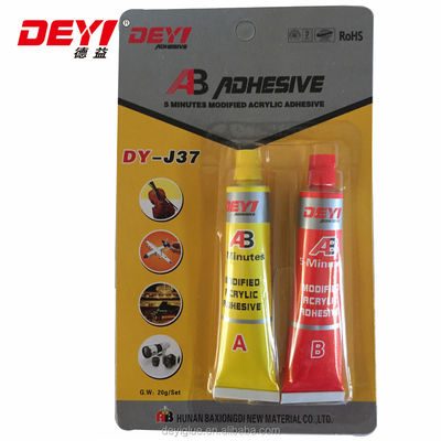 Dikke vloeibare MF C4H6O2 Acryl AB lijm voor uitstekende hechting en chemische weerstand