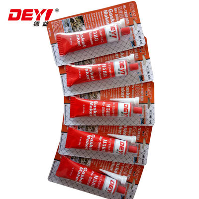 Hoogtemperatuur RTV Silicone Gasket Maker Blauwe kleur Gemakkelijk te gebruiken en duurzaam te verpakken