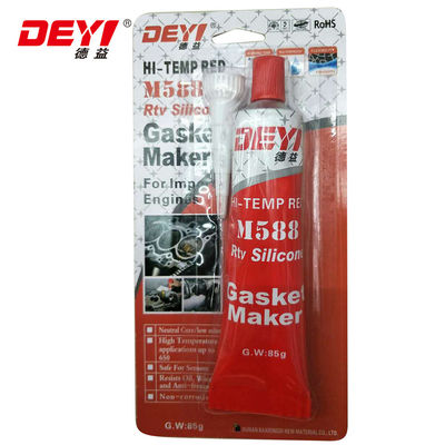 Hoogtemperatuur RTV Silicone Gasket Maker Blauwe kleur Gemakkelijk te gebruiken en duurzaam te verpakken
