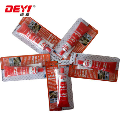 Hoogtemperatuur RTV Silicone Gasket Maker Blauwe kleur Gemakkelijk te gebruiken en duurzaam te verpakken