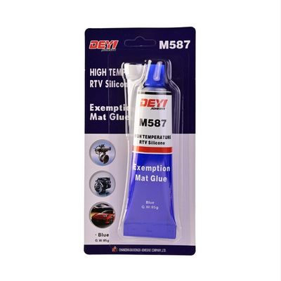 12 maanden houdbaarheid 85 g Hoge temperatuur Blauwe RTV Silicium gasket sealer voor versnellingsbak ISO9001