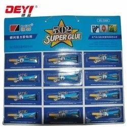 12pcs 3g 502 Super Glue Industriële sterkte lijm voor verschillende oppervlakken