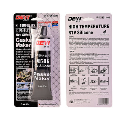 Industriële toepassingen 85 g Black Temp RTV Silicone Sealant Adhesief Gasket Maker