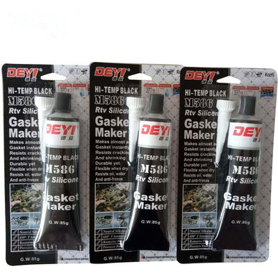 Industriële toepassingen 85 g Black Temp RTV Silicone Sealant Adhesief Gasket Maker
