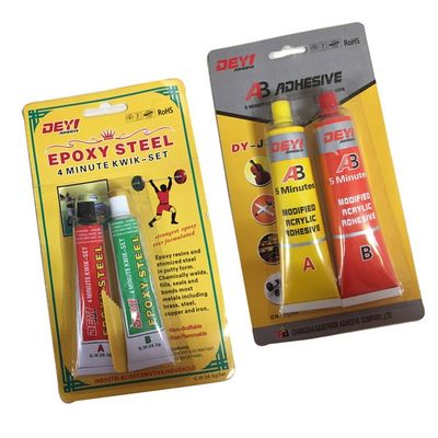 Vinnige verharding gemodificeerd acryl AB-lijm voor reparatie van auto's en motorfietsen