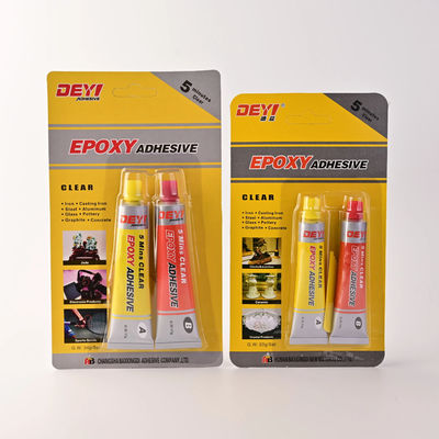 Hoogtemperatuurbestendige epoxy-klare AB-lijm 1 1 verhouding 5 min droog bindsterkte