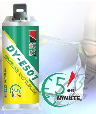 Hoge hittebestendigheid Duidelijke epoxyhars Kleefmiddel 5 min Snelle houttijd voor industriële