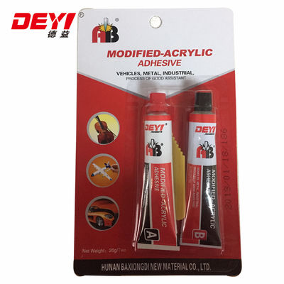 Vloeibare metalen gel gemodificeerde acryllijm met viscositeit CPS 25 graden 4000-6000