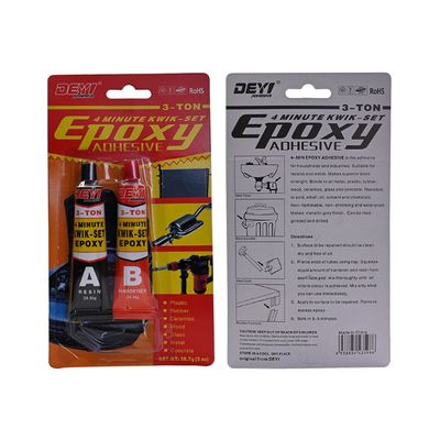 Quick-Set 4 Minuten Epoxy AB Lijm met 1:1 Mengverhouding en Afschuifsterkte ≥16 MPa voor Sterke Verbinding