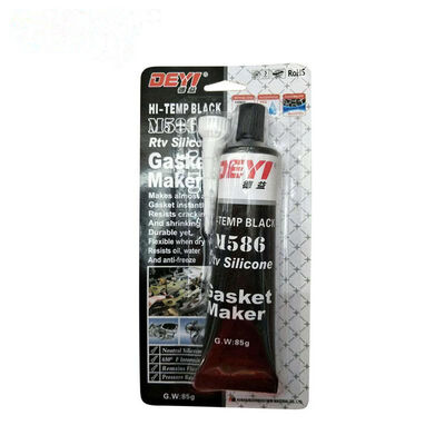 Black High Temperature Resistance RTV Silicone Sealant Gasket Maker with Acetoxy Neutral Curing for Multi-Surface Adhesion