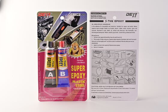 30-min Fast Curing Epoxy Resin Glue voor licht en donker materiaal, waterdicht en hittebestendig
