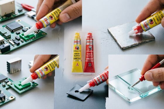 Industriële kwaliteit structurele lijm. DEYI DY-J37 5-min acryl AB lijm voor binding en bevestiging