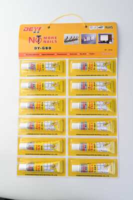 Constructie & Montage Vloeibare Nagellijm | Sterke SBS-gebaseerde No More Nails-lijm voor productie