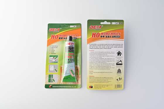 Transparante multi-oppervlakte nagelvrije lijm DEYI DY-G61 Sterke bindlijm voor doe-het-zelf & Home Repair
