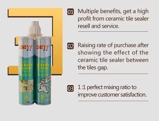 DEYI DY-E716 Hoge sterkte Epoxy tegelgrout 2 Component vuilbestendige en makkelijk schoonmaakbare formule voor vloeren en muren
