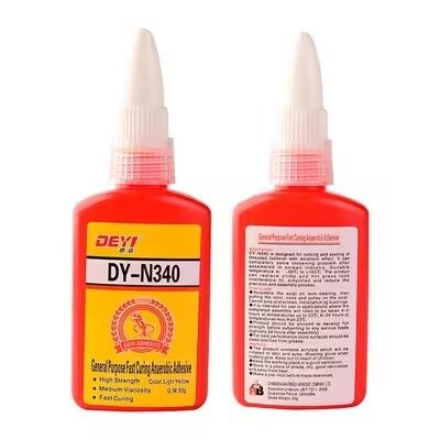 DEYI DY-N340 Snel uithardende draadborgende lijm - Afdichtingslijm met gemiddelde viscositeit voor metalen fittingen en pluggen