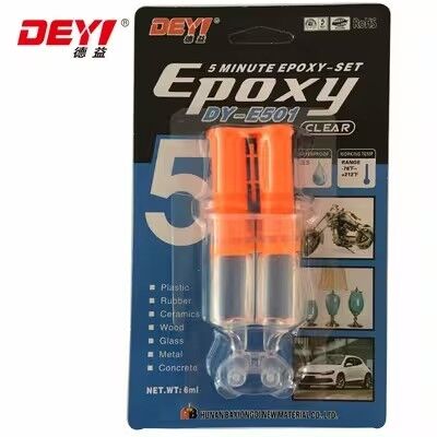 5-min Fast Cure Clear Epoxy AB Glue ️ Kleefmiddel met een lage geur voor het binden van staal en kunststof