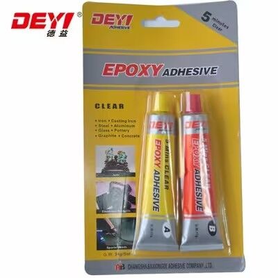 5-min Fast Cure Clear Epoxy AB Glue ️ Kleefmiddel met een lage geur voor het binden van staal en kunststof