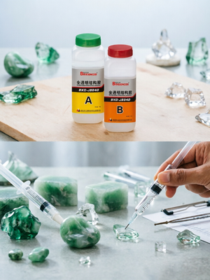 Crystal Clear AB Structural Adhesive ¢ Epoxyleer van elektronische kwaliteit voor de assemblage van apparaten