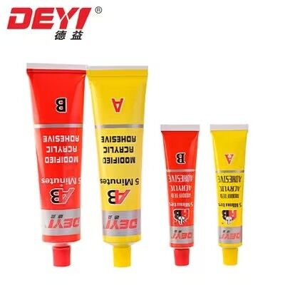 Gemodificeerde acryl AB-lijm van industriële kwaliteit – 3-5 minuten snelle uitharding voor constructieverlijming