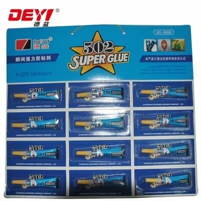 Fast Drying Red Blue 502 Super Glue Strong Bonding Instant Adhesive Hardware Repair Glue