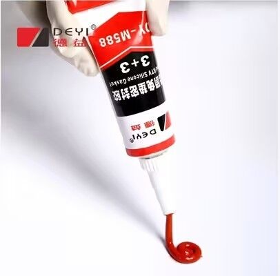Black RTV Silicone Gasket Maker Tube Sealant Adhesive High Temperature For Meter Automotive