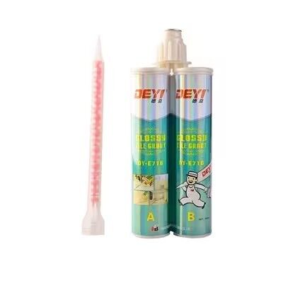 Epoxy Tile Grout 400ml Cartridge Waterproof 2-Part Adhesive For Home Decoration Ceramic Floor
