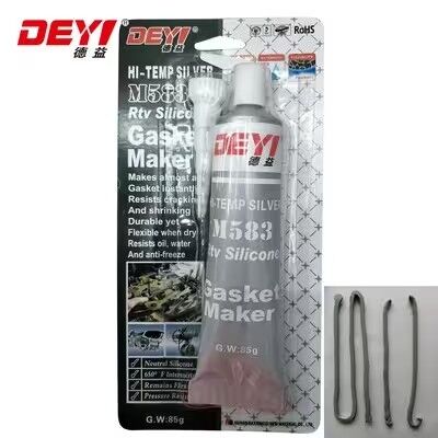 High Temperature RTV Silicone Sealant Kleefmiddel Pakket Maker Oliebestendige Voor Industriële Meter