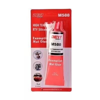 Rood Neutraal RTV Silicone Gasket Maker M588 Hittebestendig Afdichtmiddel Kleefmiddel Voor Metalen Binding