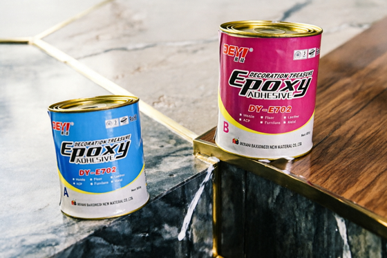 Tweedelige epoxyharslijm Hoge sterkte decoratielijm Anti-veroudering voor decoratieve films en bouwmaterialen
