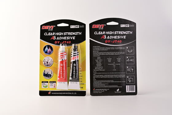 Kristalhelder waterdicht AB-lijm High-Strength Modified Acrylic Glue voor industriële binding