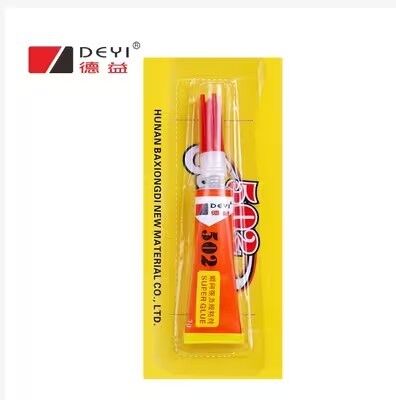 Snel droogend Rood Blauw 502 Superlijm Sterk bindend Instant Adhesief Hardware Repair Glue