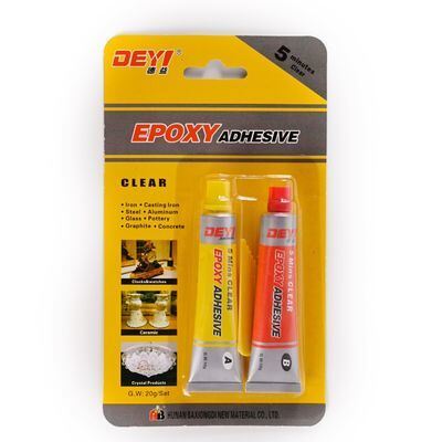 Quick-Set 5-min Clear Epoxy AB Glue High Strength Adhesive 30-min Fast Curing Voor industriële metaal reparatie en precisie assemblage